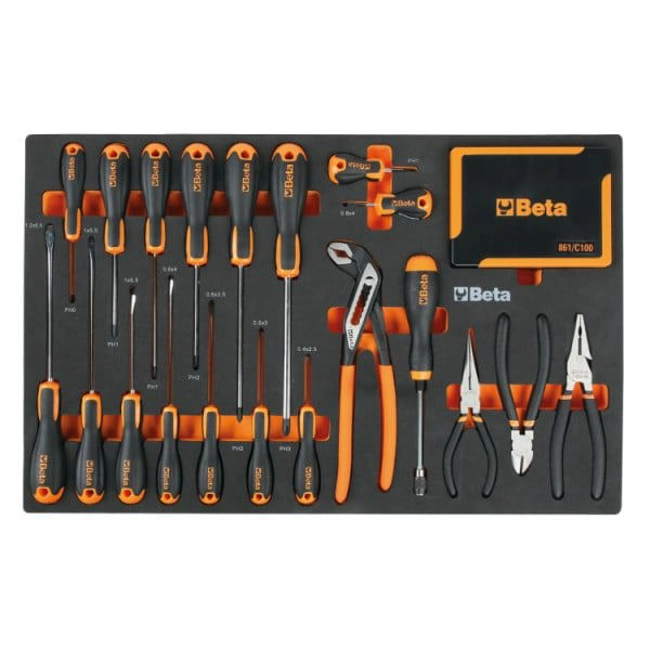 Vendita online Carrello RSC24 a 7 cassetti con 224 utensili art.2400 RSC24/7-VIS